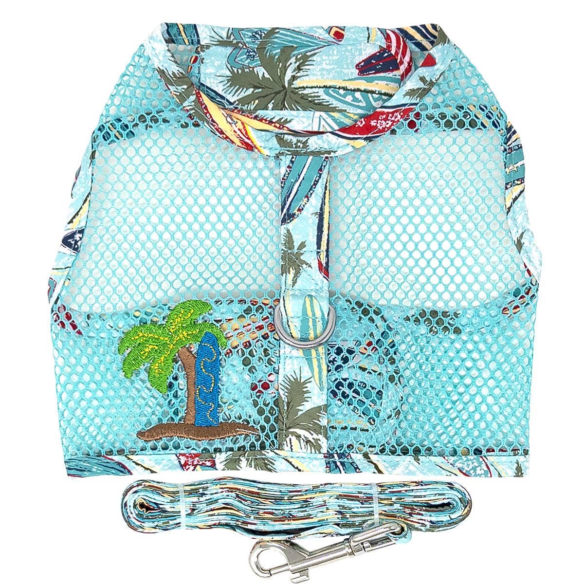 Cool Mesh Dog Harness - Surfboards & Palms