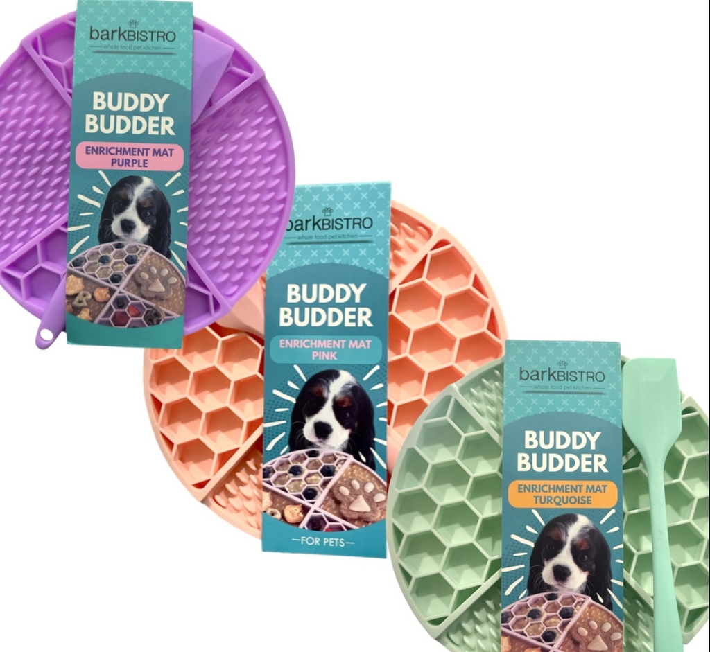 Buddy Budder Lick Mat + Spatula Set with Suction Base image 0