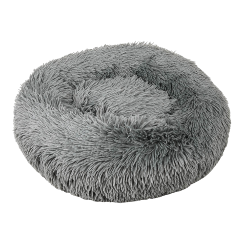 Archstone Donut Pet Bed - Gray, Raised Edges, S M L Sizes
