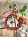 Handcrafted Clay Path Dog Leash   Sustainable