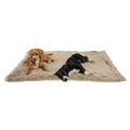 Best Friends By Sheri Blanket Shag Taupe 30x40