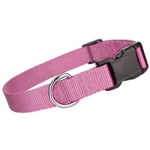 Nylon Collar Light Pink – Strong, Reliable Dog Collar