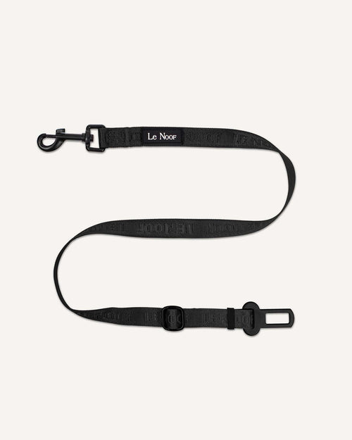 Black Jacquard Dog Seatbelt