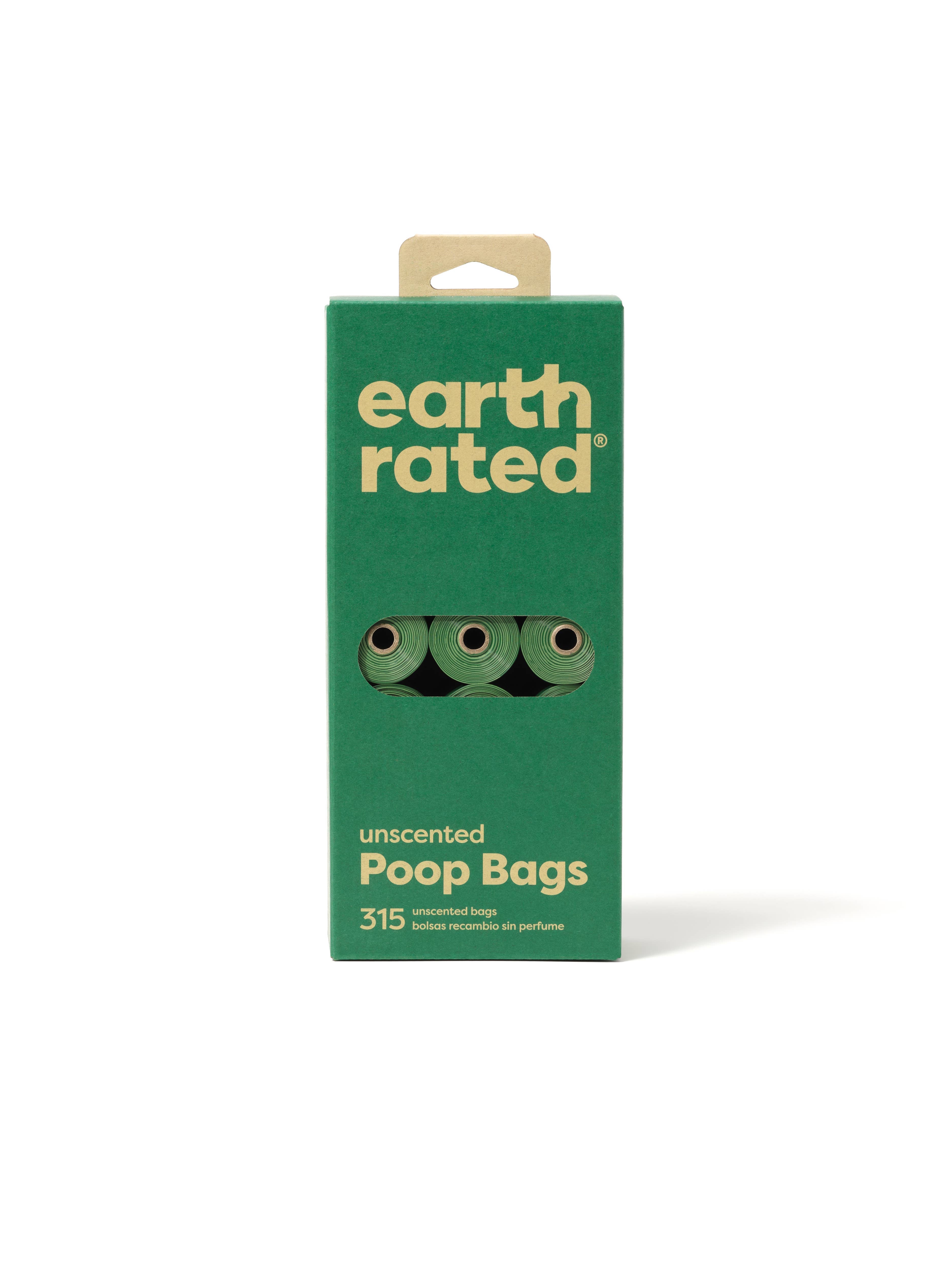 Earth Rated Unscented Poop Bags 315ct On 21 Refill Rolls