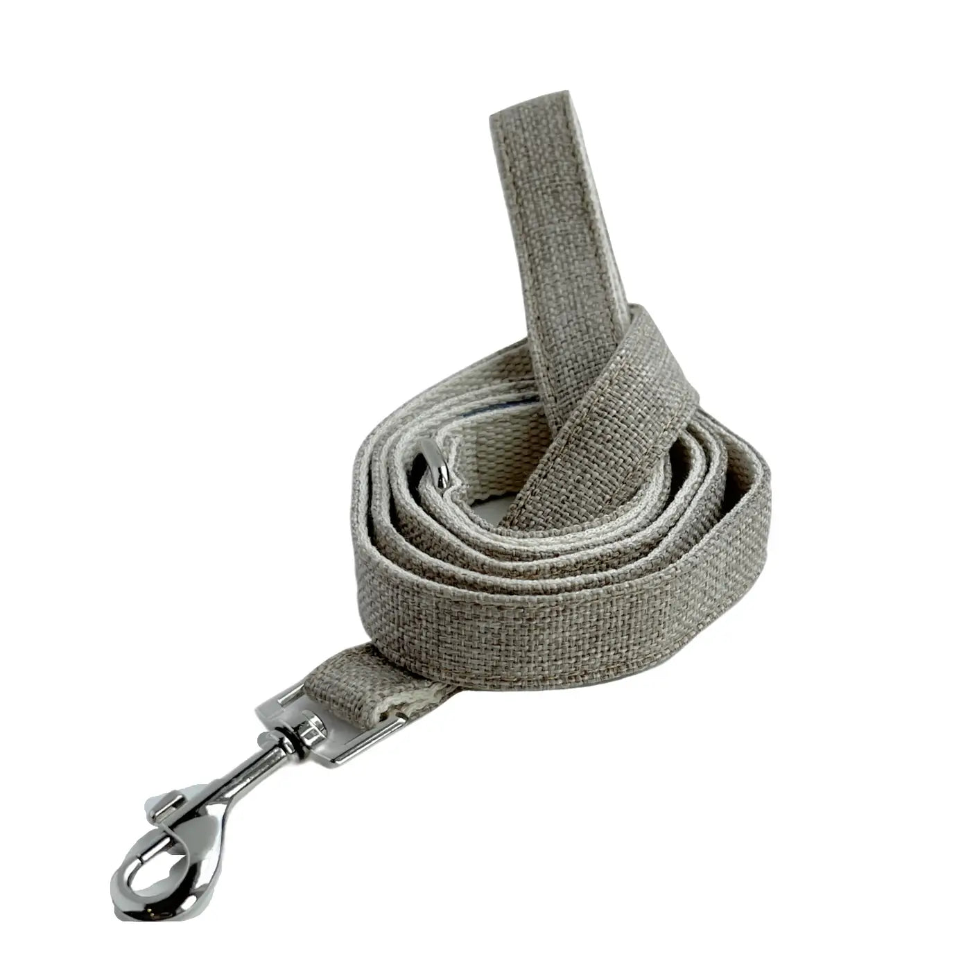 Organic Hemp 4 Foot Leash - Sand, large - 1" wide x 60" long image