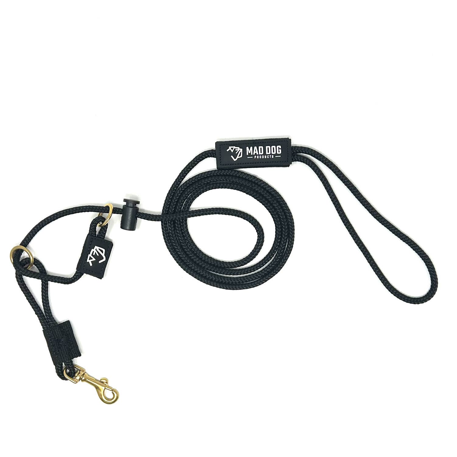 English Slip Leash / Safety Strap Combo Leash - Premium
