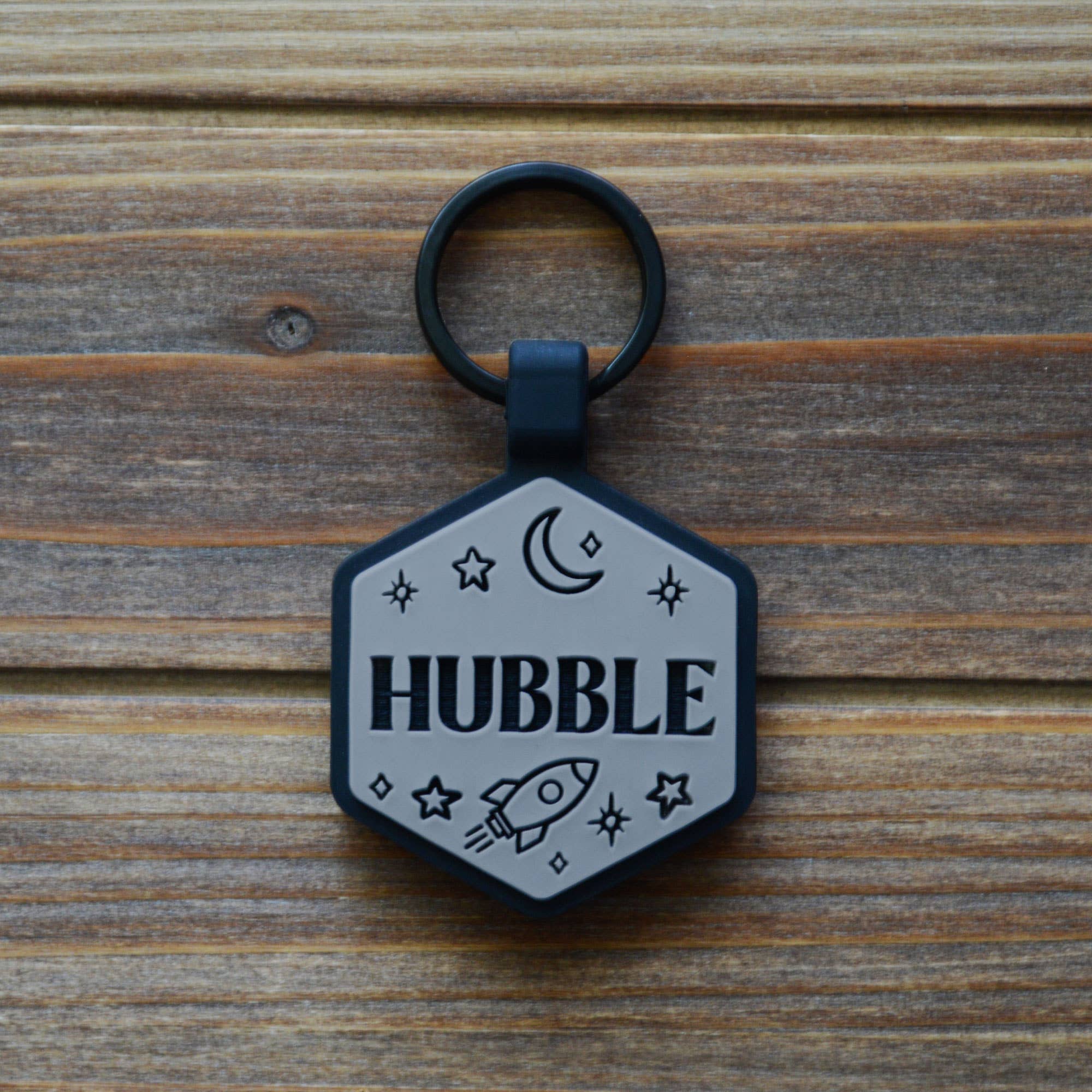 Space Cadet Silicone Dog Id Tag