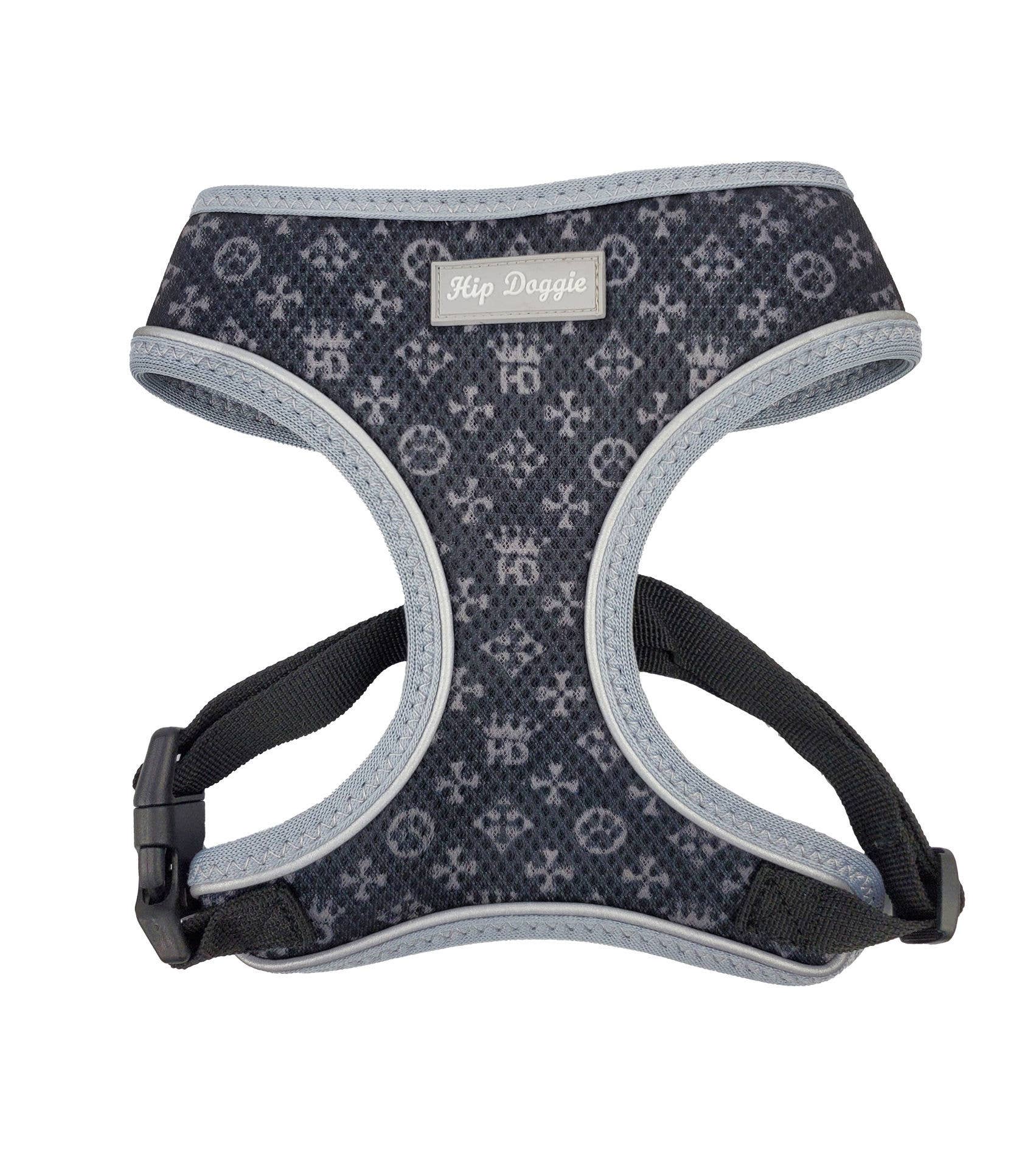 Hip Doggie Ultra Comfort Harness Vest - Black Hd Crown