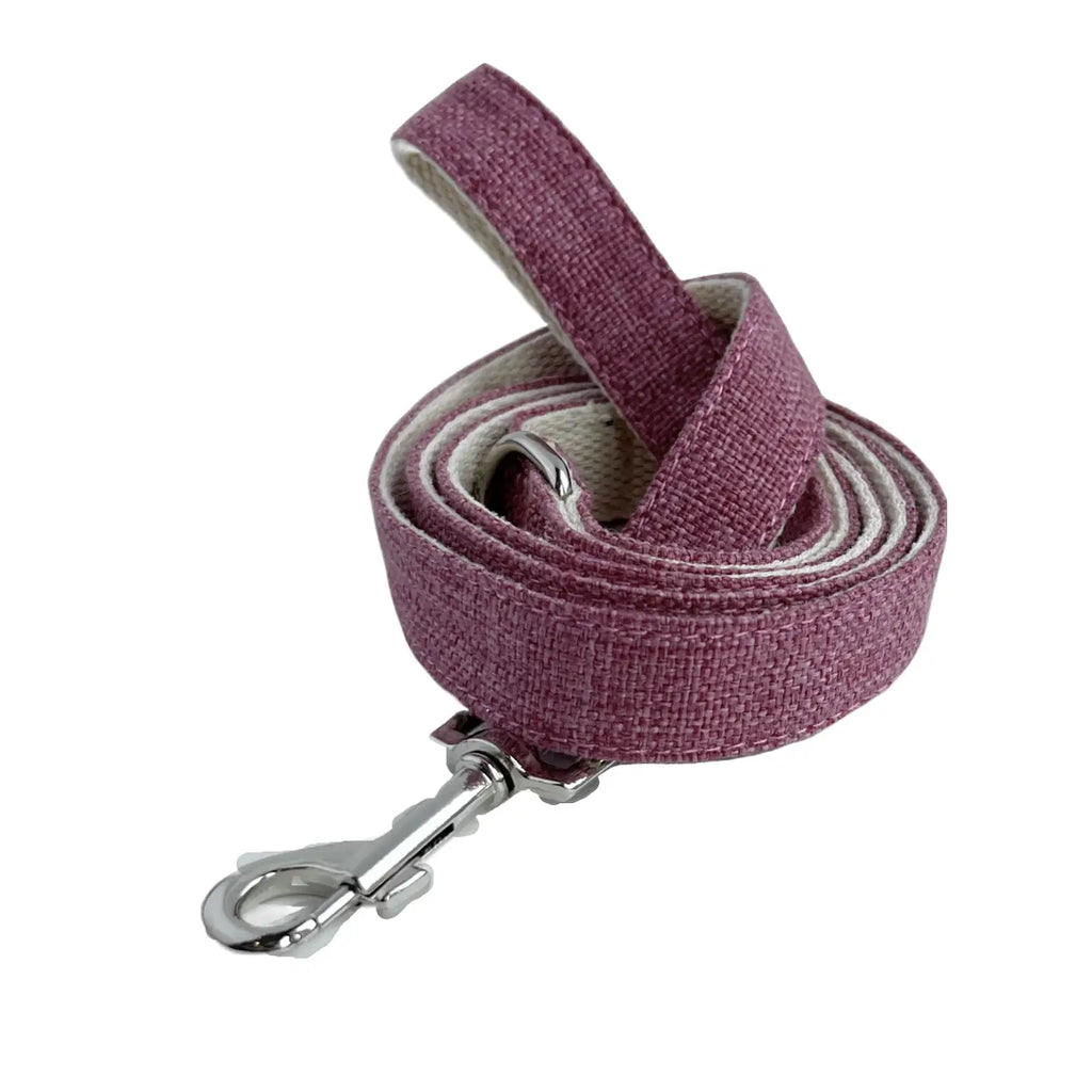 Organic Hemp 4 Foot Leash - Nantucket Red, small - 5/8" wide x 60" long image