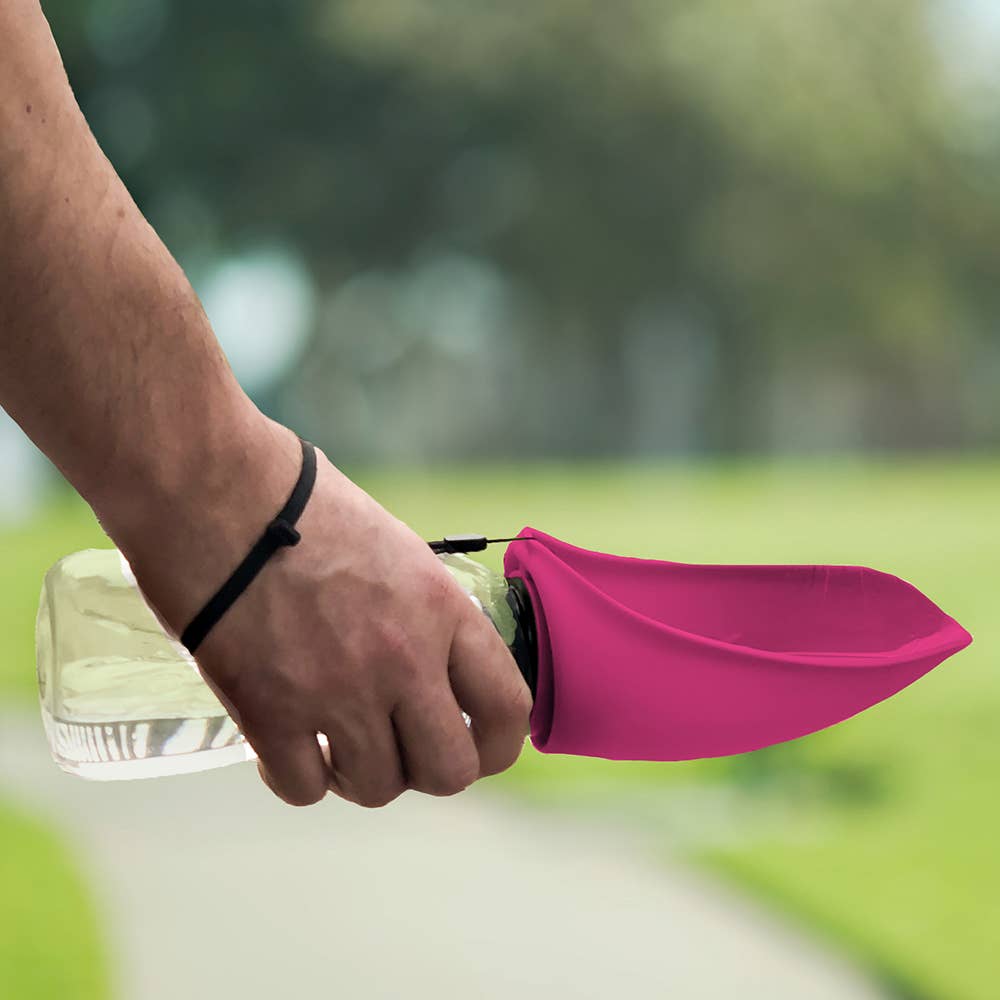 Fold-A-Bowl 26-oz. Portable Pet Water Bottle & Bowl