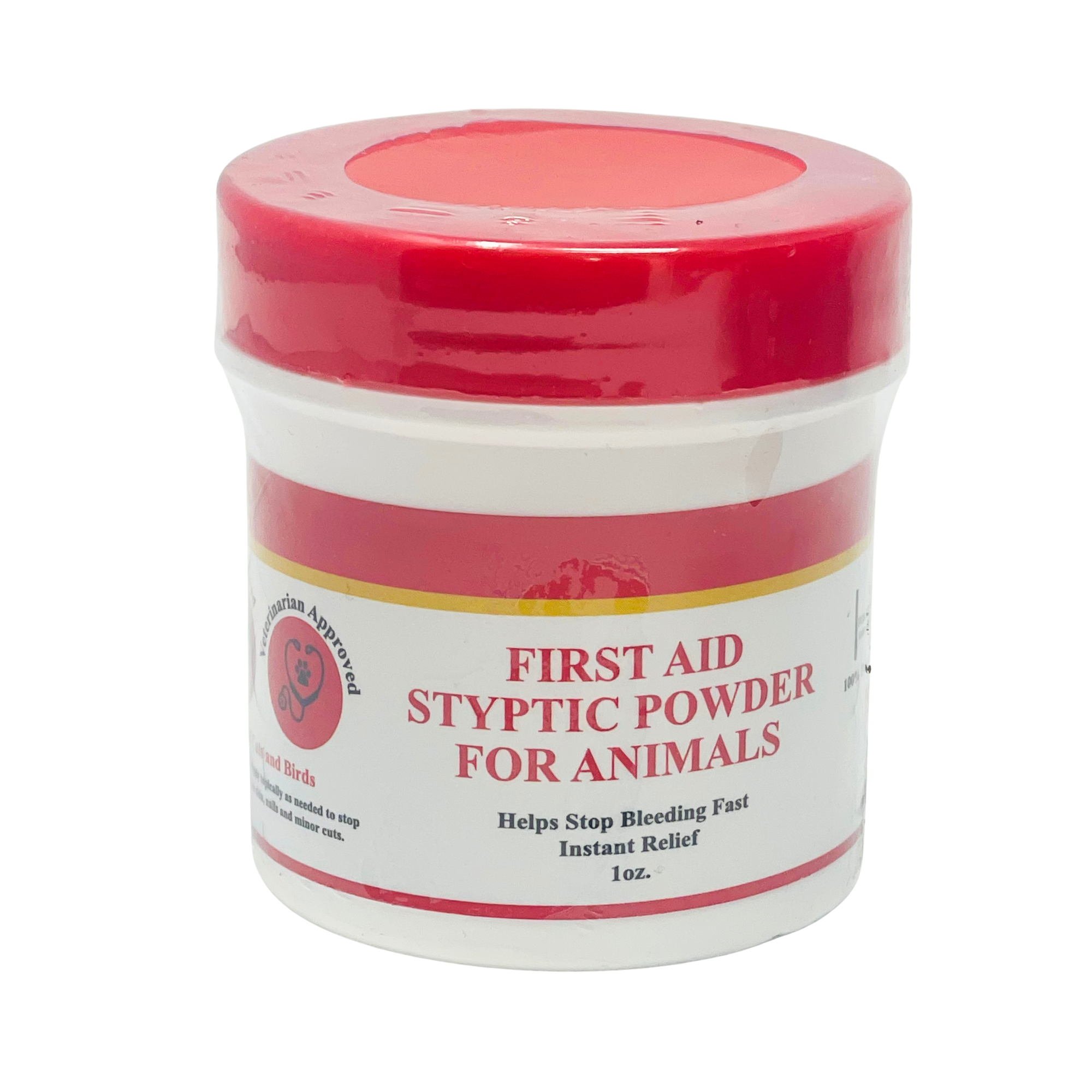 Pet First Aid Styptic Powder For Animals 1oz  Stops Bleeding