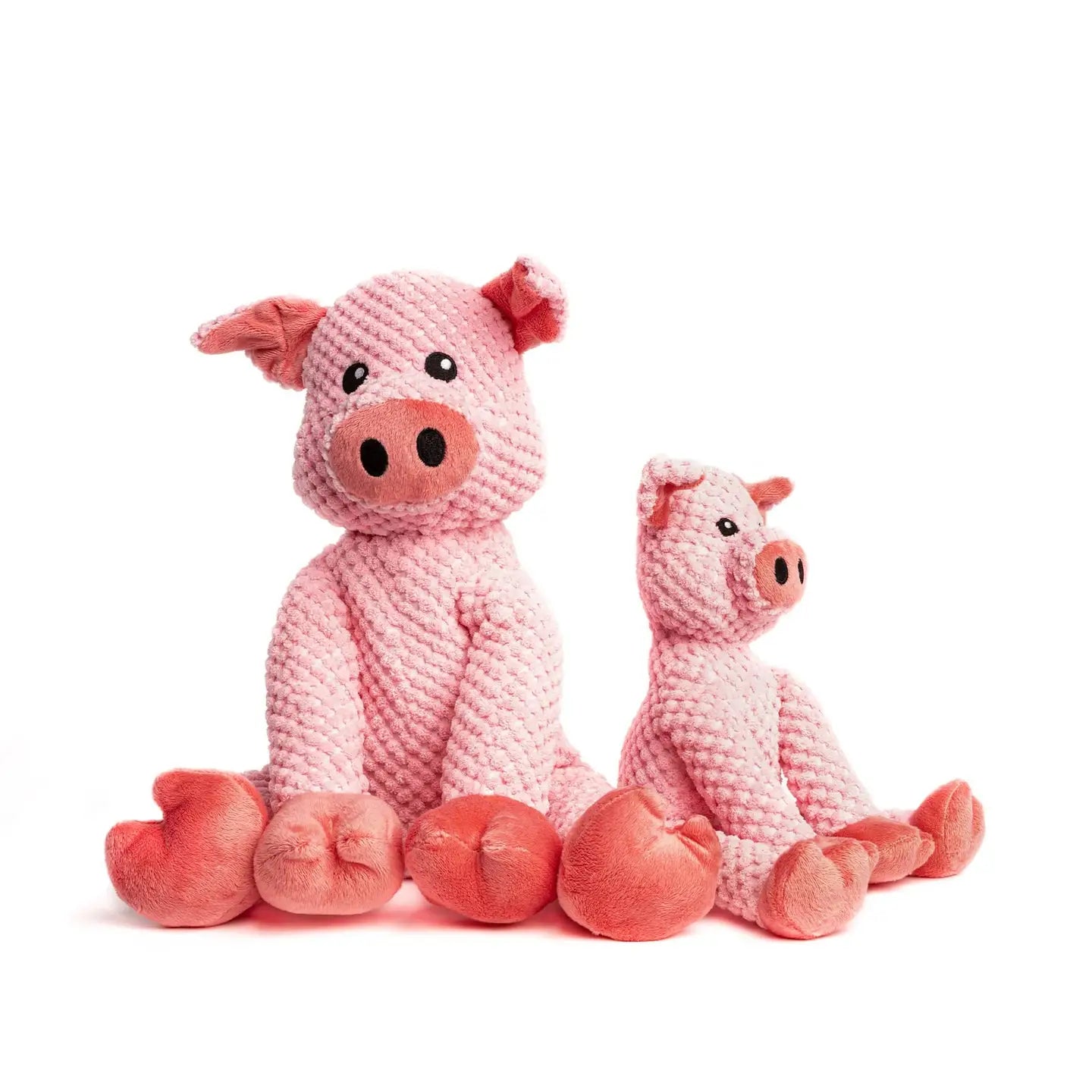 Floppy Pig Plush Squeaker Dog Toy image 1