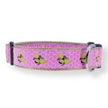 Bumble Bee & Honeycomb On Pink #641