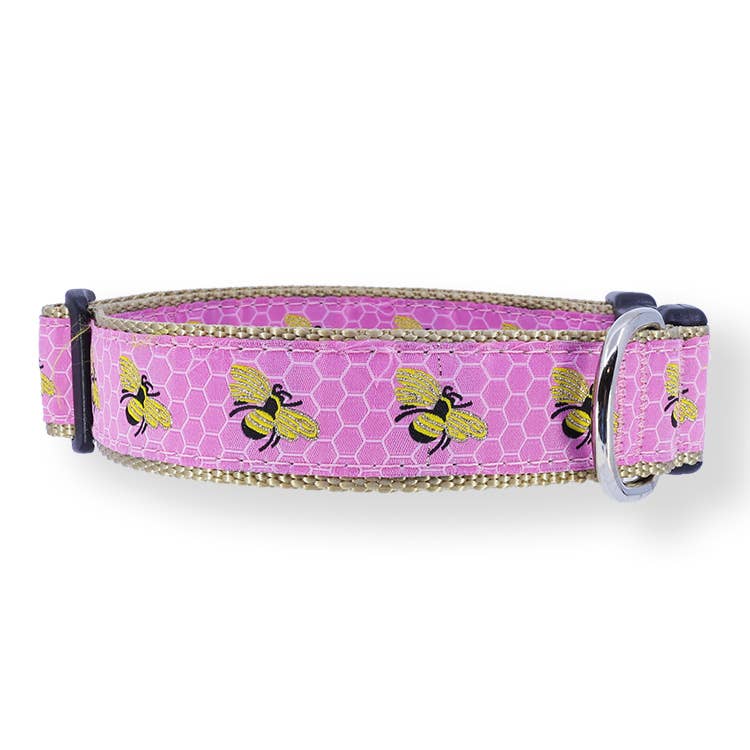 Bumble Bee & Honeycomb On Pink #641