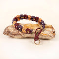Maroon Paracord Martingale Collar