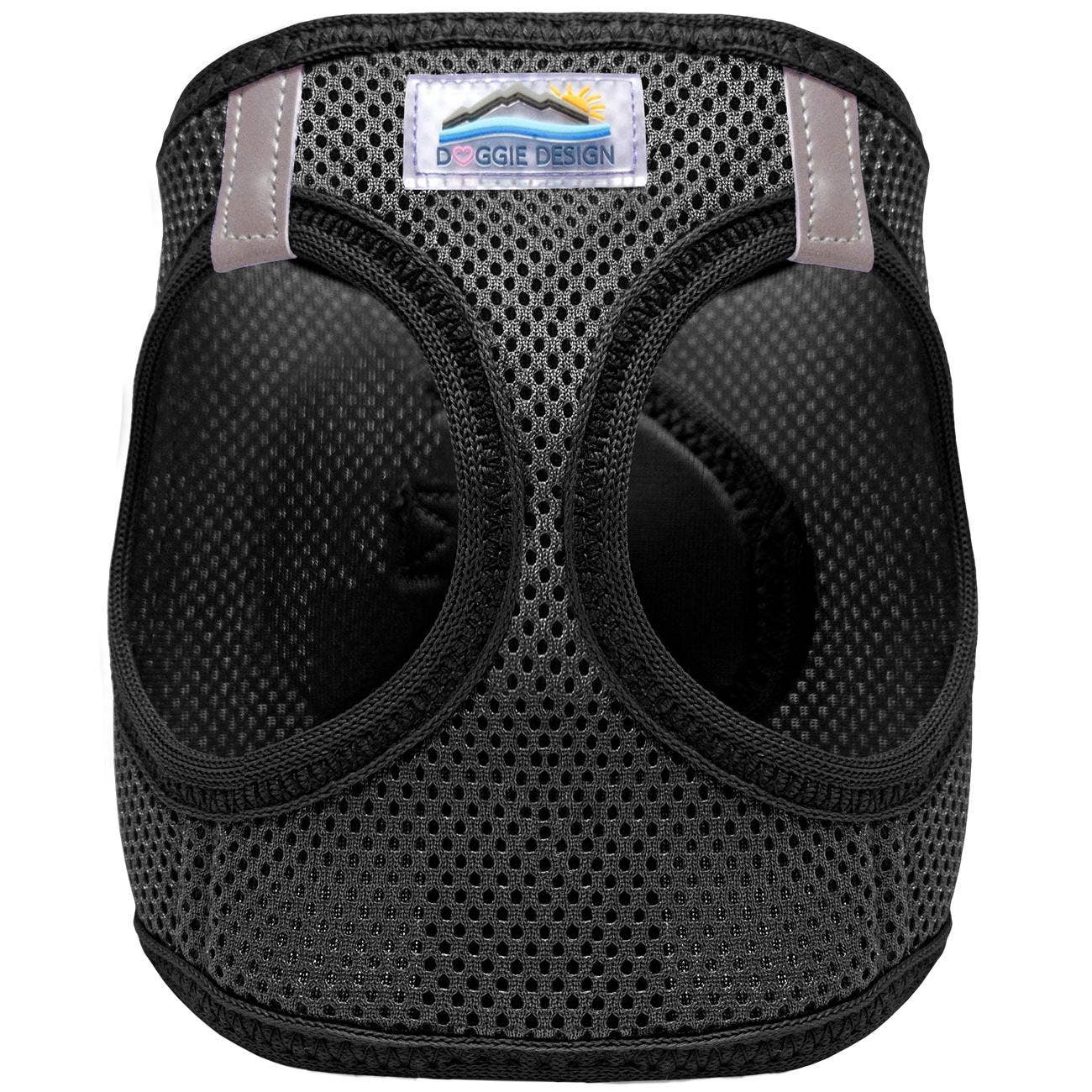 American River Solid Dog Harness - Black