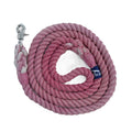 Ombré Cotton Rope Dog Leash - Red To Rose
