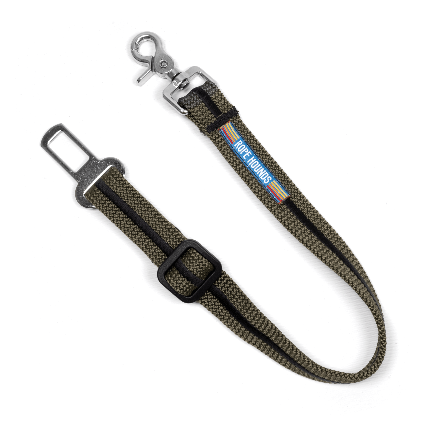 Dog Seat Belt - Greens