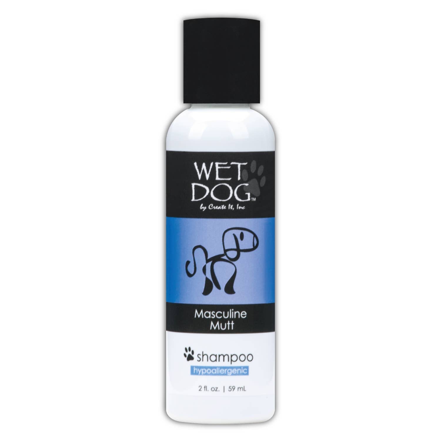 Wet Dog - Masculine Mutt Calming Shampoo For Dogs - 2 oz