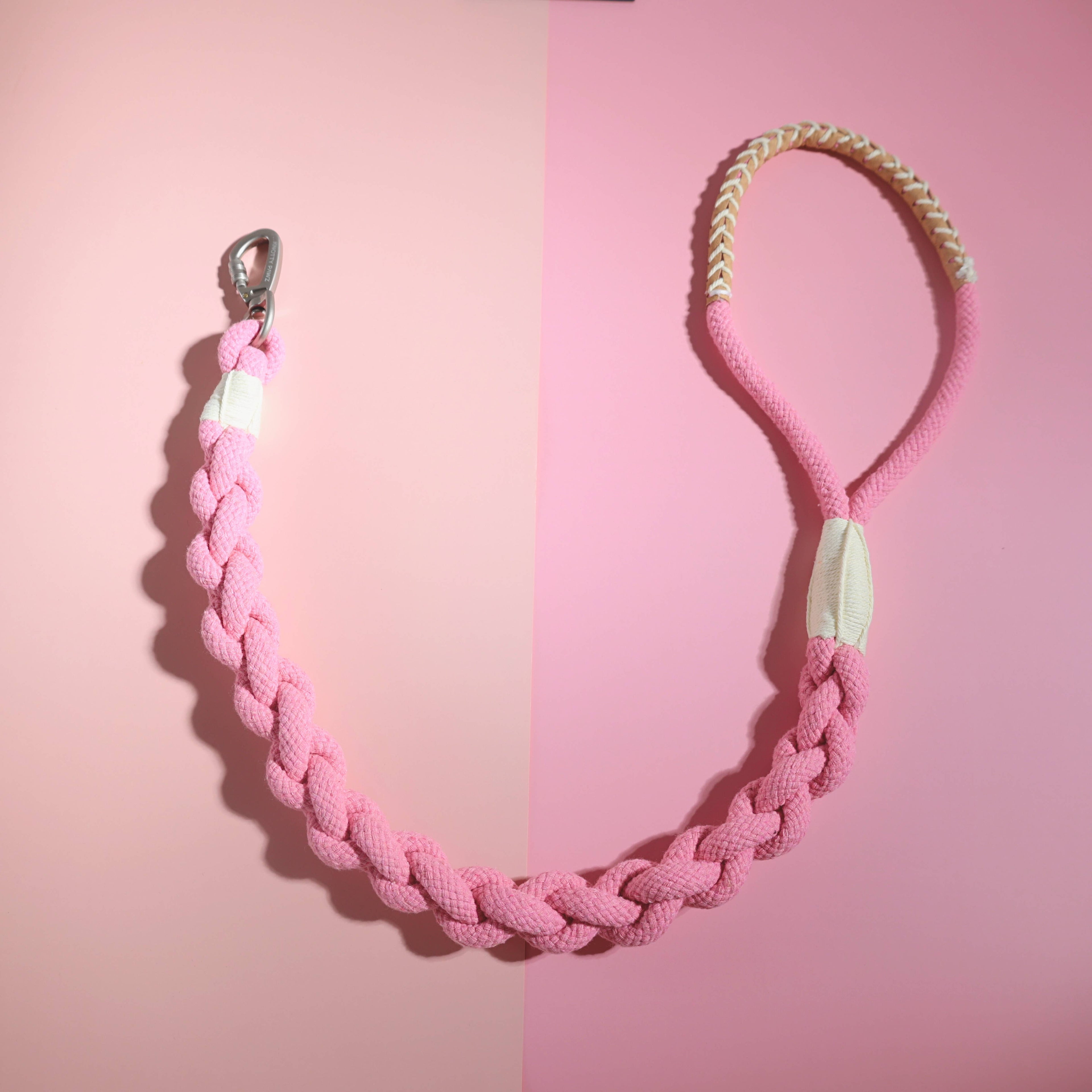 Design: the Cherry Pink Dog Leash   Handcraft
