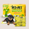 Pet N Pet 50 Count Dog Pee Pads – 48% Plant-Based, 6-Layer