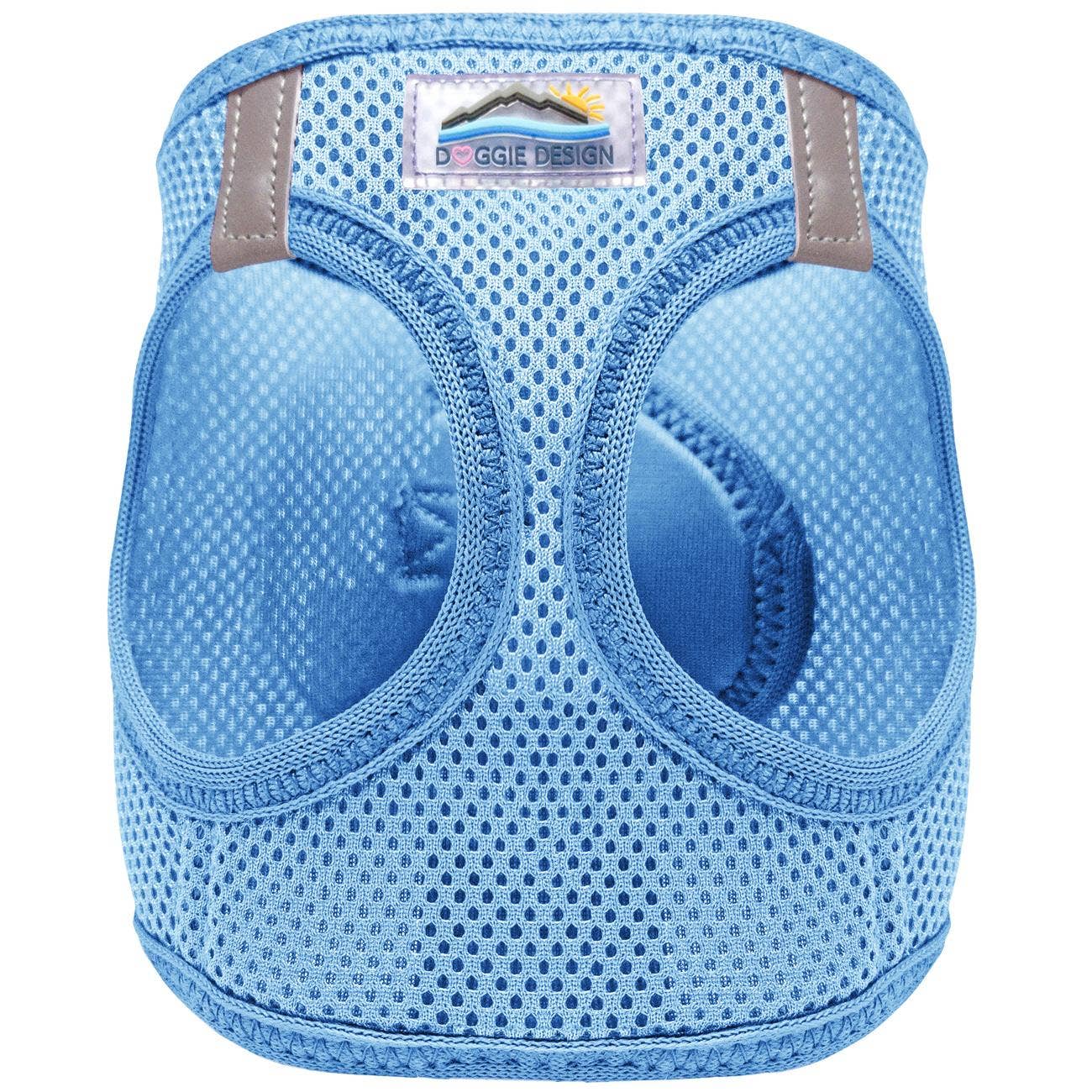 American River Solid Dog Harness - Light Blue