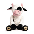 Floppy Cow Plush Squeaker Dog Toy image 0