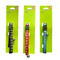 Pet   Small Adjustable Collar with Bell - Paw Print