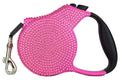 Crystal Retractable Leash – Fashionable Pet Walking Gear