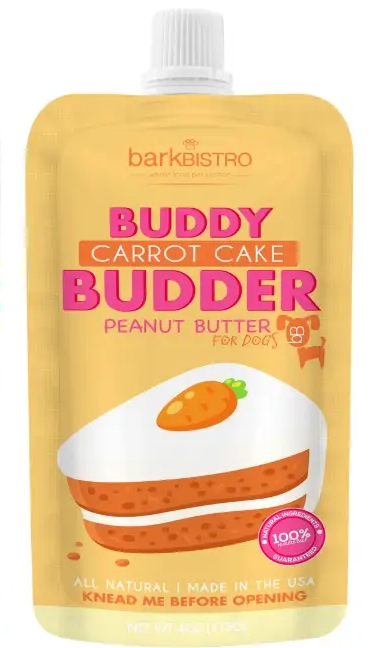 Dog Peanut Butter Squeeze Pack – 4 oz (Buddy Budder Flavors)