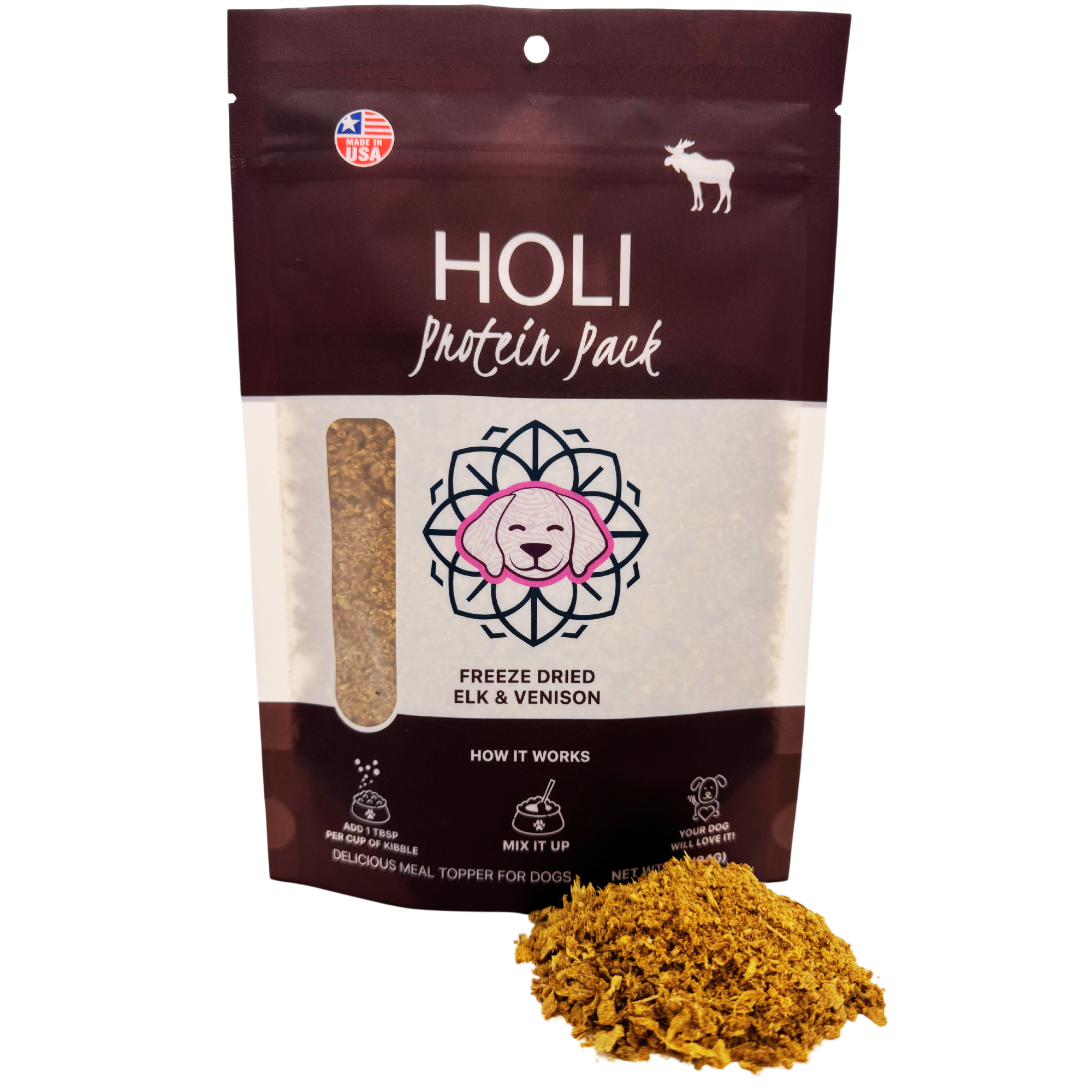 Elk & Venison Dog Food Topper