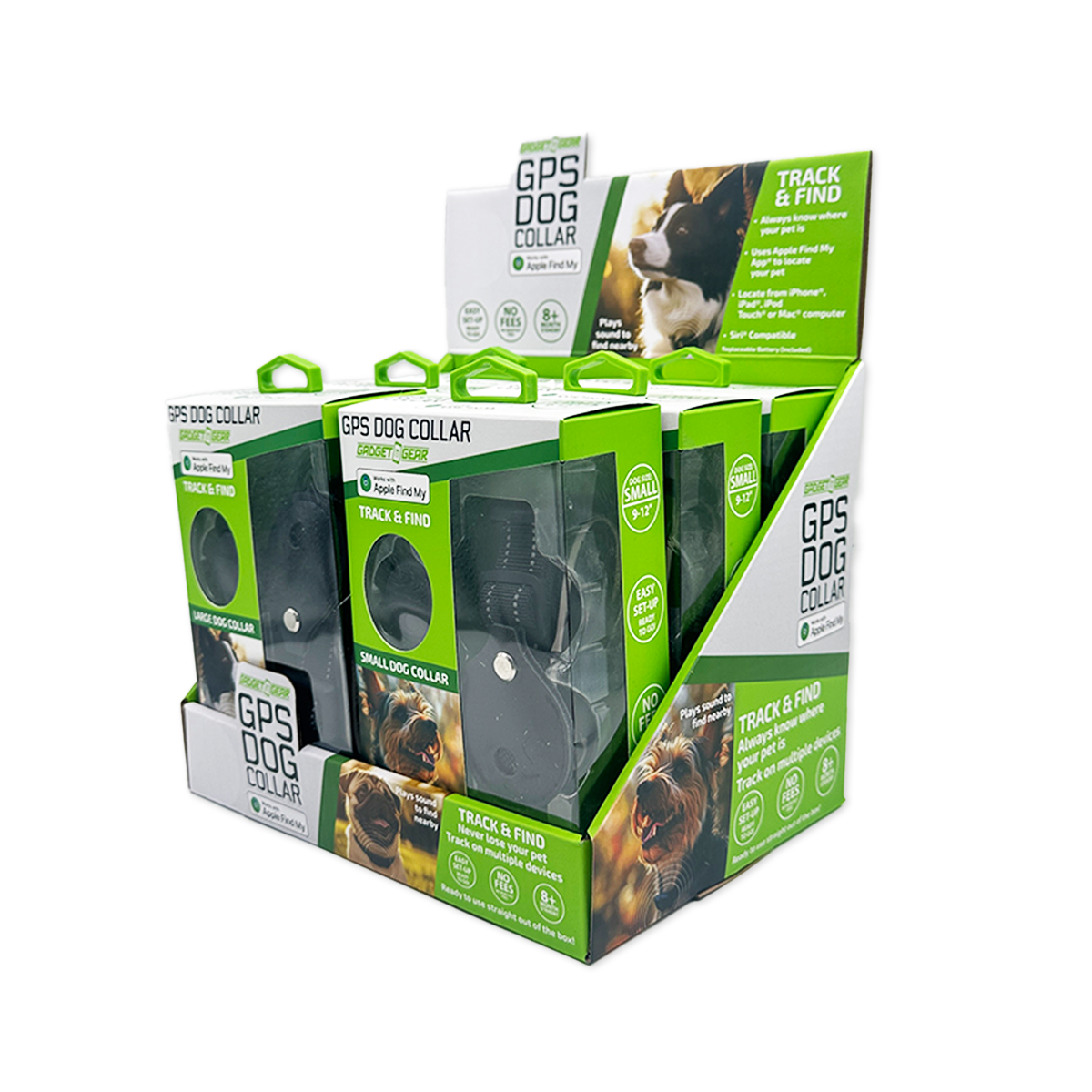 Gps Dog Collar Tracker Apple Find My™ Compatible - 6/Display