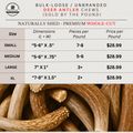 Bulk - A Grade - Whole Deer Antler Chews - Sold By the Pound