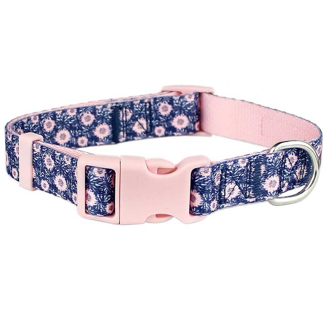 Midnight Blossoms Pet Collar – Fashionable & Durable Design