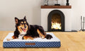 Trellis Geometric Print Pet Bed Mattress For Dogs & Cats