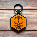 Service Dog Silicone Pet Id Tag